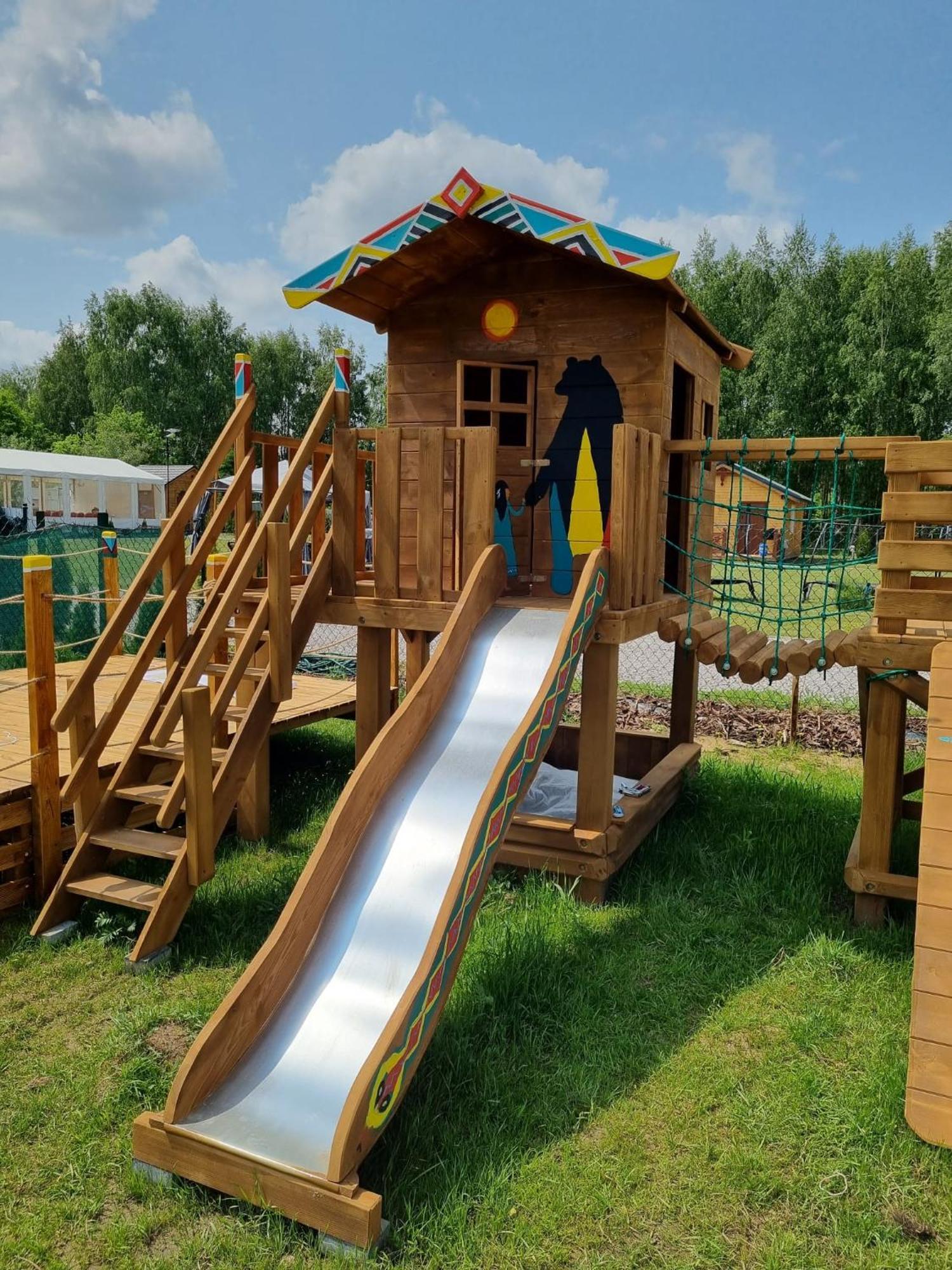 Отель Indiana Camp - 150 M Od Suntago Park Grabce-Towarzystwo Экстерьер фото